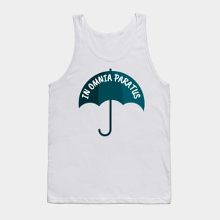 In Omnia Paratus II - Umbrella - White - Gilmore Tank Top